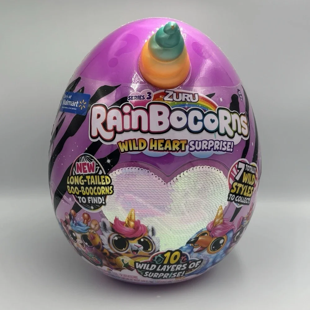 Rainbocorns‎ Wild Heart Surprise Series 3 Zebra Plush by ZURU NEW NIB